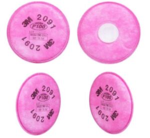 3M™ Performance Particulate Filter P100, 2091PA1-A-NA, pink
