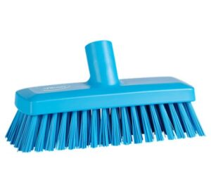 Vikan Compact Wall/Deck Scrub, 8.9" Stiff