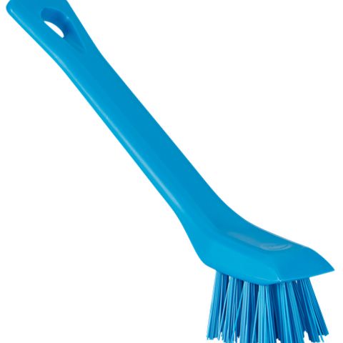 Vikan Detail Brush with Scraping Edge, 5.9" Stiff