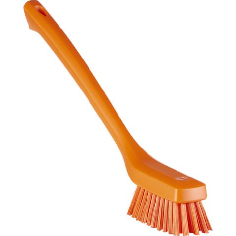 Vikan Narrow Cleaning Brush with Long Handle, 16.5", Stiff - Image 6