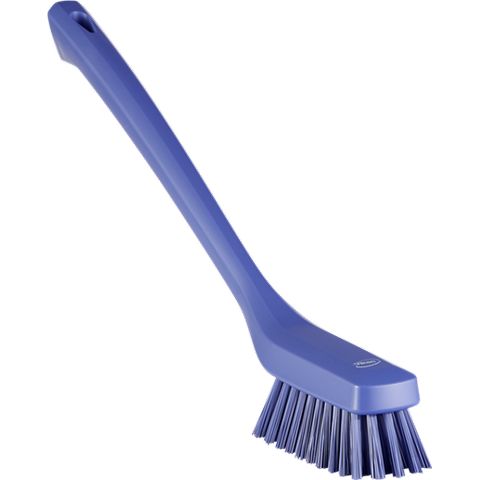 Vikan Narrow Cleaning Brush with Long Handle, 16.5", Stiff - Image 7