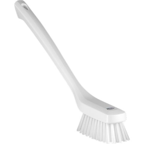 Vikan Narrow Cleaning Brush with Long Handle, 16.5", Stiff - Image 4