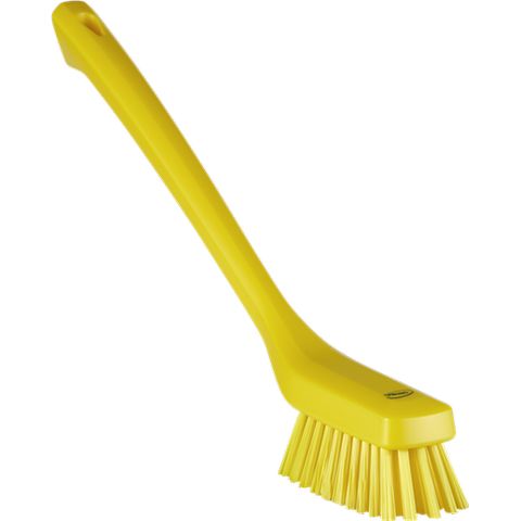 Vikan Narrow Cleaning Brush with Long Handle, 16.5", Stiff - Image 5
