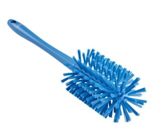 Vikan Pipe Brush w/handle, one piece, 3.5", Medium/stiff
