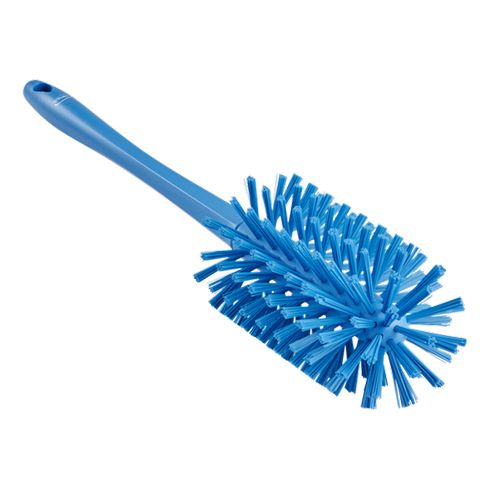 Vikan Pipe Brush w/handle, one piece, 3.5", Medium/stiff