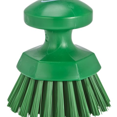 Vikan Round Hand Scrub, 4.3", Stiff - Image 2
