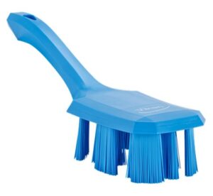 Vikan UST Hand Brush w/short handle, 10.2", Stiff