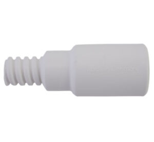 Vikan Adapter, Ø1", 3.3", White