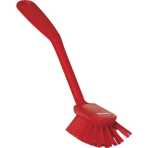 Vikan Dish Brush with scraping edge, 11", Medium - Image 4