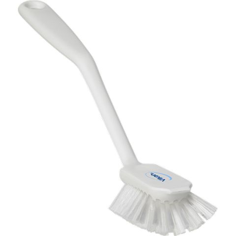 Vikan Dish Brush with scraping edge, 11", Medium - Image 5