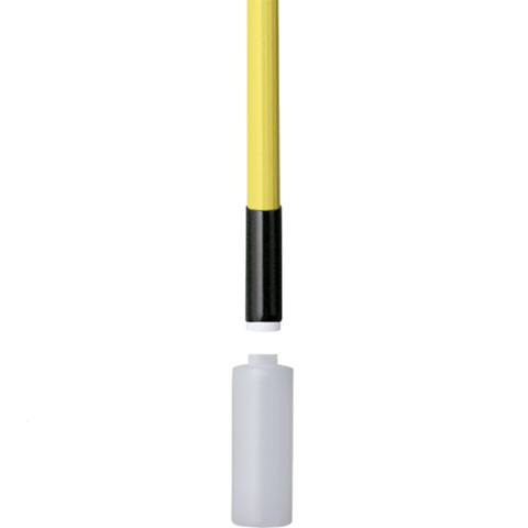 Vikan Extension Handle w/ Bottle, 99" - 186", Yellow
