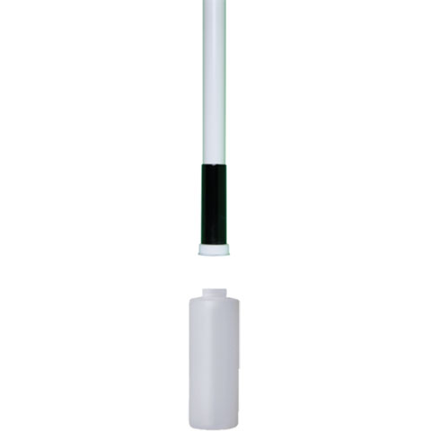 Vikan Vikan Fibreglass Extension Handle w/ Bottle, 102.6" - 192.5", White