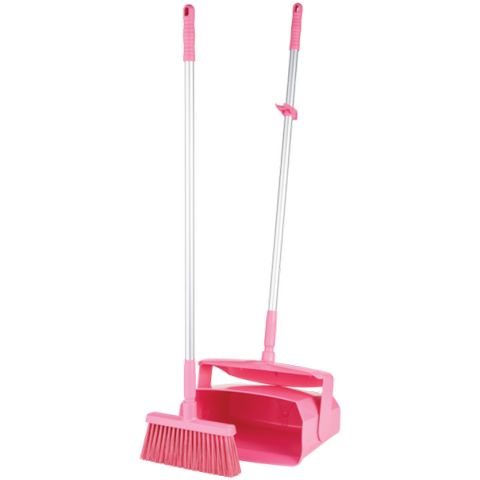 Vikan Lobby Dustpan w/Broom, 14.6" - Image 2
