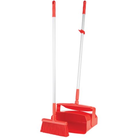 Vikan Lobby Dustpan w/Broom, 14.6" - Image 4