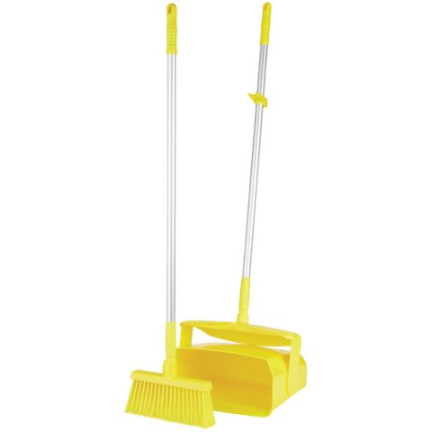 Vikan Lobby Dustpan w/Broom, 14.6" - Image 6