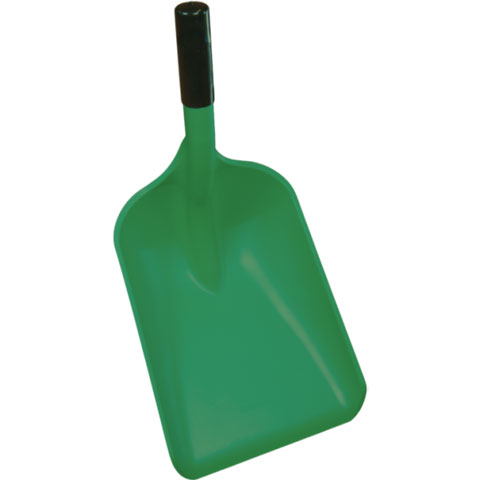 Vikan Pan Safety Shovel w/ Handle Cap, 10.2" Blade, Green