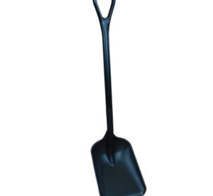 Vikan Safety Shovel w/ Extended Handle, 10.4" Blade, Black