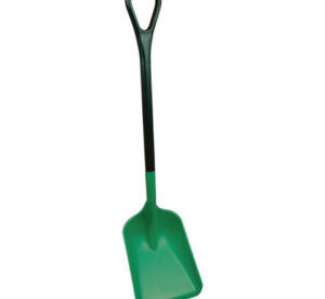 Vikan Safety Shovel w/ Extended Handle, 10.4" Blade, Green