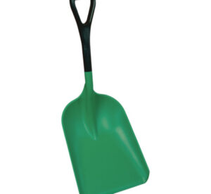 Vikan Safety Shovel w/ Short Handle, 14" Blade, Green