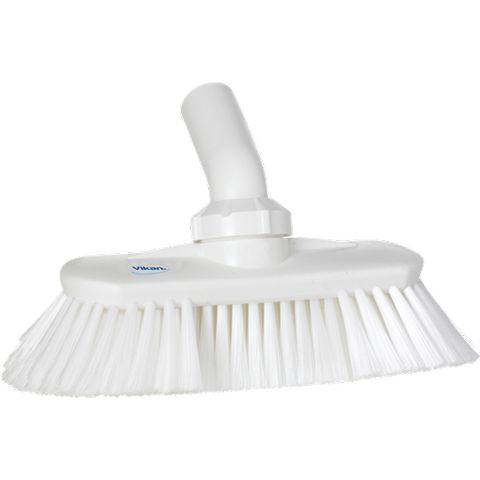 Vikan Washing Brush with Angle adjustment, waterfed, 9.4", Soft/split - Image 4