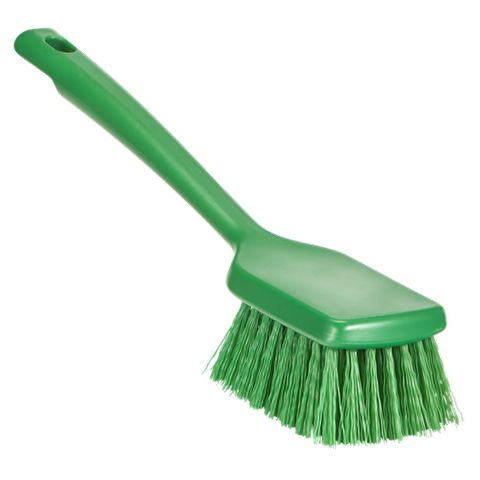 Vikan Washing Brush with short Handle, 11.8" Stiff - Image 2