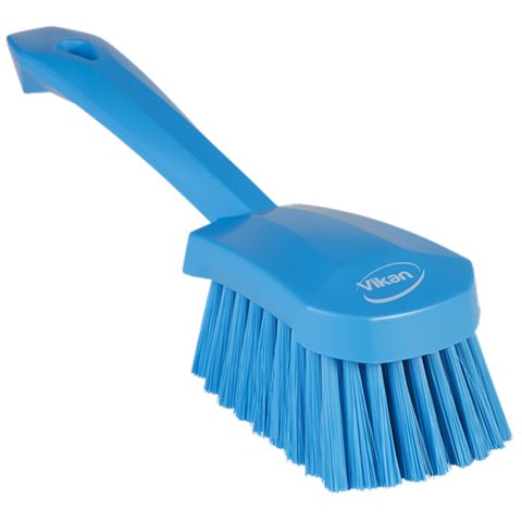 Vikan Washing Brush with short handle, 10.6", Soft