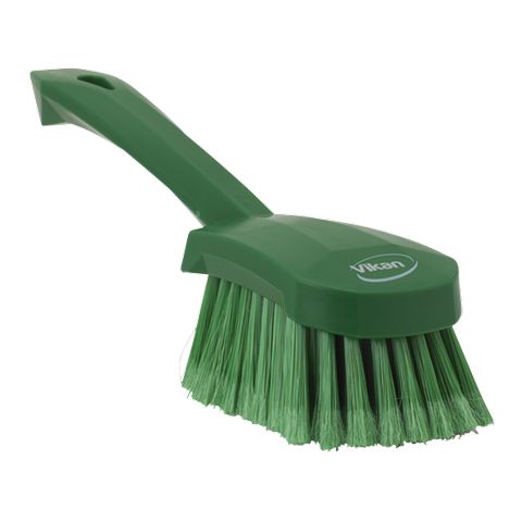 Vikan Washing Brush with short handle, 10.6", Soft/split - Image 2