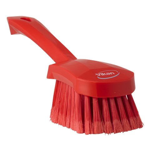 Vikan Washing Brush with short handle, 10.6", Soft/split - Image 3