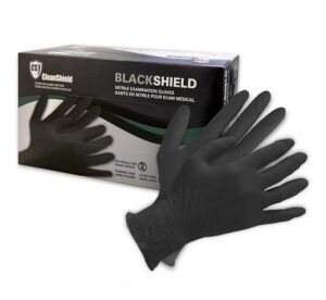 Black Shield Nitrile Examination Gloves