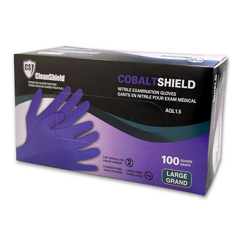 Cobalt Shield Nitrile Examination Gloves - Image 2