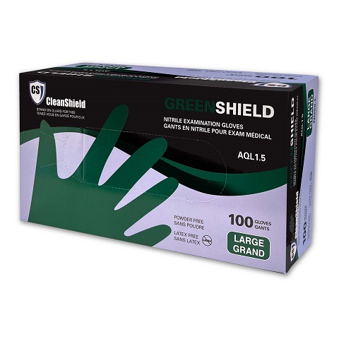 Green Shield Nitrile Examination Gloves - Image 2