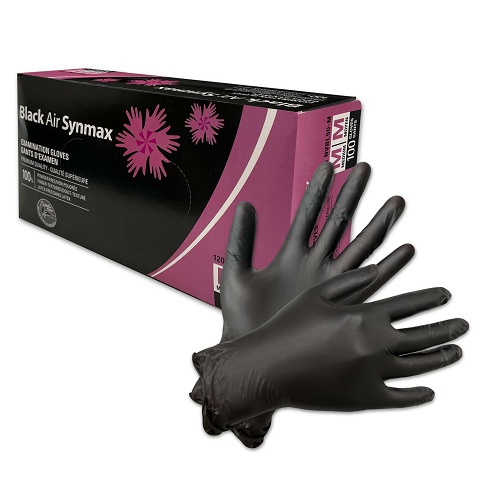 Black Air Synmax Examination Gloves