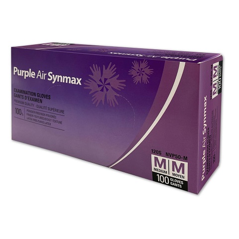 Purple Air Synmax Examination Gloves - Image 3
