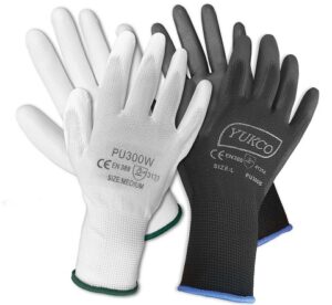 PU 1/2 Coated Nylon Gloves