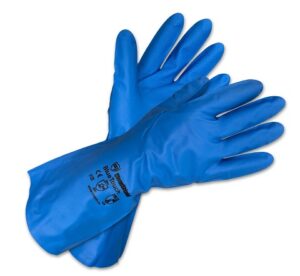 Blue-Touch Nitrile Reusable Gloves