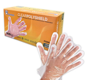 Clear Poly Disposable Gloves