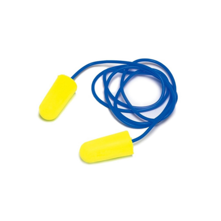 3M E-A-Rsoft Yellow Neon Corded Earplugs