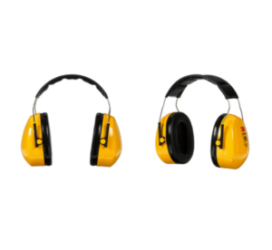 3M™ Peltor™ Optime 98 Over-the-Head Earmuffs, H9A, black/yellow