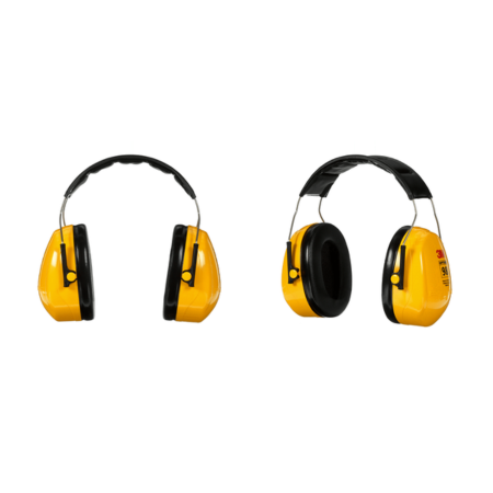 3M™ Peltor™ Optime 98 Over-the-Head Earmuffs, H9A, black/yellow