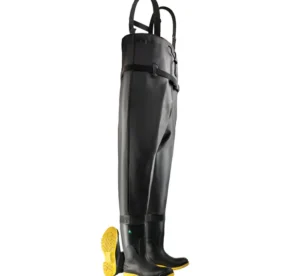 Dunlop Chest Wader Steel Toe & Midsole, Black, 54’’ Waders Work Boots