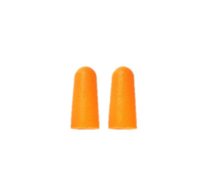 LittleEar Bullet Shaped Foam Ear Plug, Uncord, Orange