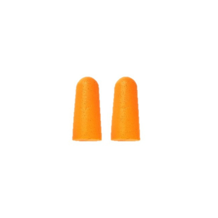 LittleEar Bullet Shaped Foam Ear Plug, Uncord, Orange