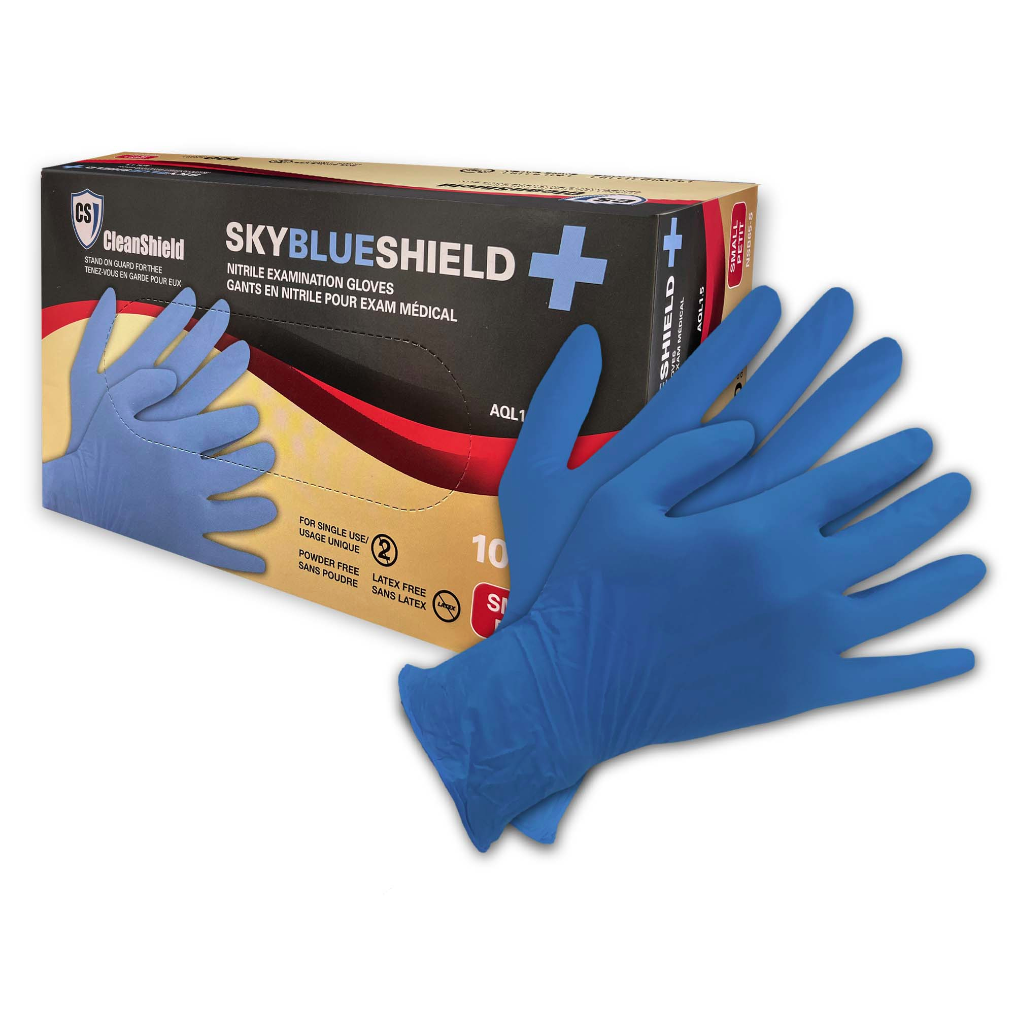 SkyblueShield Plus Nitrile Examination Gloves