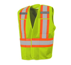 5 points Tearaway Mesh Traffic Vest