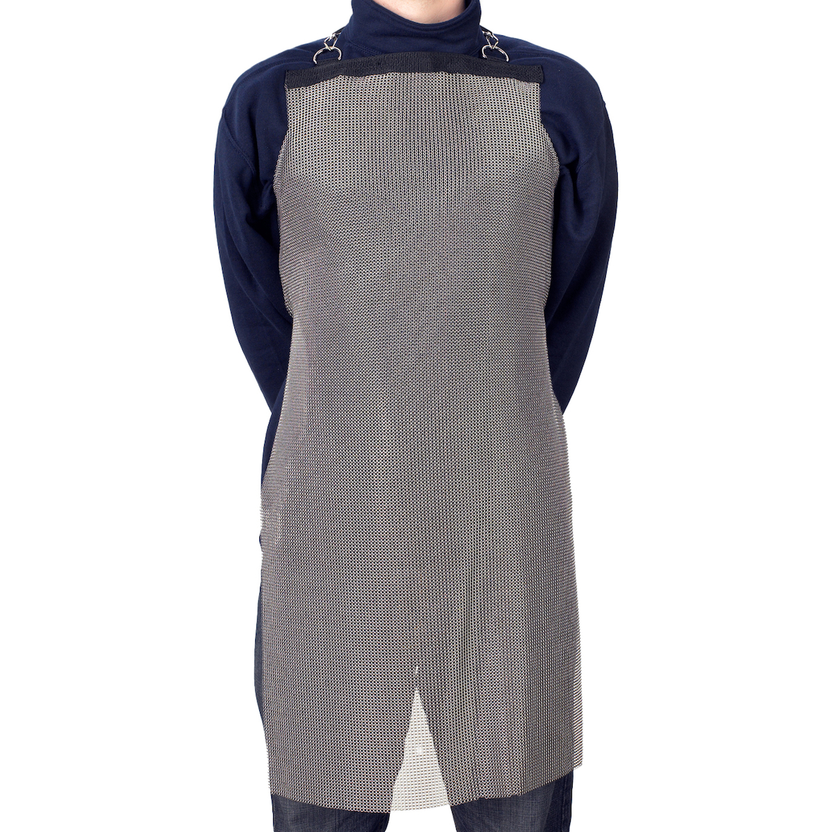 Stainless Steel Mesh Apron with Adjustable Elastic Strap