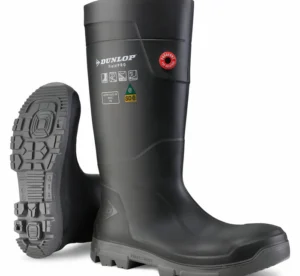 Dunlop Flexible PU, Steel toe and Plate, Antislip, 15"