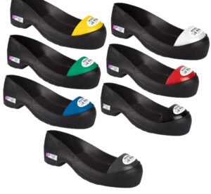 WILURO PVC Safety Overshoes, Lightweight Steel Toe, Waterproof