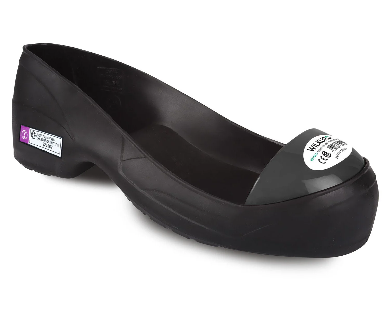 WILURO PVC Safety Overshoes, Lightweight Steel Toe, Waterproof - Image 2