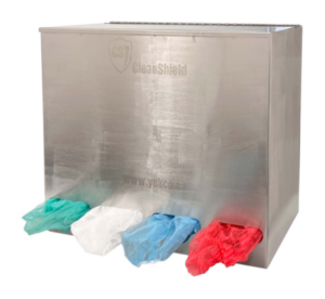 Staineless Steel Hair Cover Dispenser [4 Capacity]