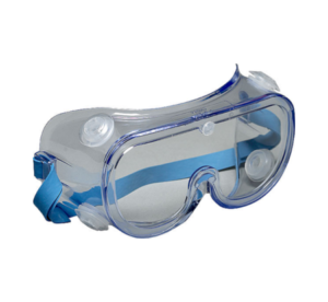 Safety Goggles, Clear Anti-Fog Ventless Frame